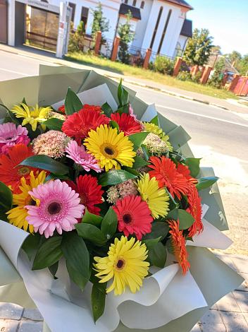 Букет цветов из: Герберы в Николо-Березовка